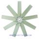 plastic fan blades for industrial axial ventilation fan