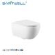 New morden bathroom water saving p-trap 180mm wall mounted toilet hidden cistern bathroom accessories