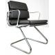 Luxury Executive Leather Office Chair Without Wheels Swivel Mechanism