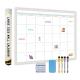 ODM Laminated Dry Erase Posters Removable Wall Mounted Monthly Planner Large Size