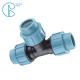 Irrigation 20 - 110 MM High Density PP Fitting Tee For Quick Connection