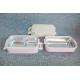Two Compartment Plastic Bento Boxes With Locked Handle 2layer