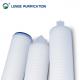 Nylon 66 Pleated Filter Cartridge 5 Inch PP Core With 226 PP Fins