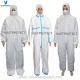 S M L X XL 3XL 4XL Anti Static CE Type 5 6 Cat 3 Disposable Coveralls For Protective Clothing