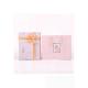 Pink Marble Cardboard Gift Packaging Box For Underwear Bra Makeup Lid