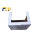 Wihite Card Paper Corrugated Custom Carton Boxes For Cosmetics / Garments