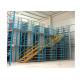Heavy Duty Steel Mezzanine Floor Racking System Multi Levels Shelves Anti Rust