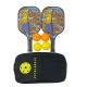 Raquete Fiber Carbon Pickleball Paddle Pp Honeycomb Custom Logo Pickleball Paddle