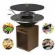 Wood / Charcoal Fuel Portable BBQ Grill Charcoal For Easy Maintenance