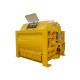1.1kw Twin Shaft Concrete Mixer Machine 1000L Discharging Capacity With High Performance