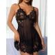 Lace See Through Lingerie Gown Robe Wedding Mature Girls Sleepwear Lady'S Pajamas
