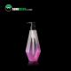 300ml / 500ml / 750ml Custom PETG Rhombic Cylinder Bottle Sets For Shampoo