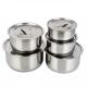 HOT SALE Kitchen 3 Pieces Stainless Steel Cookware Stock Pot Cooking Pot Sets