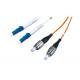 LC - FC Optical Fiber Patch Cord Simplex / Duplex For Local Area Network