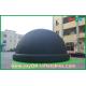Black Capacity 60 Persons Inflatable Planetarium Dome Tent With Logo