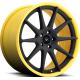 20x10.5 20x12 2PC Forged Rims Gloss Barrel Black Disc For Nissan GT-R
