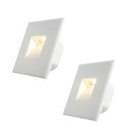 ROHS 2700K Recessed Indoor Stair Lights , Multi Scene Recessed Wall Light Fixtures