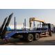 Diesel 6×4 Cargo Truck Mounted Crane , 12TONS Truck Bed Lift Crane Model SQ12SK3Q