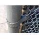 chain link wire mesh fence 50mm x 50mm hot dipped galvanized chain wire tension band and clamp