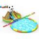EN14960 Inflatable Pool Slide Water Parks Equipment For Beach Activities