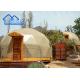 8m Diameter Igloo Geodesic Dome Steel Structure Camping Tent  Round Dome Glamping Tent For Trade Show