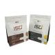 Flat Bottom Protein Powder Packaging Bags Square Shape Coffee Pouches
