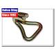 Customized Size Ratchet Strap Hooks / Tie Down Strap Hooks For Trucks