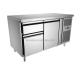 Stainless Steel Undercounter Commercial Chiller Cooler Cabinet Worktop Working Table Refrigerator Undercounted Chiller