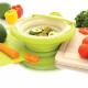 Hot Resistant Kitchen Utensil Food Grade Collapsible Silicone Food Steamer