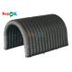 Black Inflatable Sports Tunnel Tent For Football Game Outdoor Events Entrance Tunnel