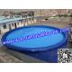 Bule 10m Inflatable Water Pool , Round Inflatable Pool For Water Park