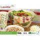 Non Fragile Large Bamboo Salad Bowl Biodegradable Dishwasher Safe Tasteless Round Shape