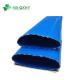 Round Blue Water Delivery Hose PVC Layflat Hose for Agriculture Mine Industry Samples