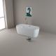 CUPC Certified Freestanding Bathtub For Home Installation Rectangular Shape Soaking Bath