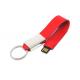 Red Usb 2.0 Flash Drive , Customized 16g Memory Stick Leather Material
