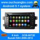 Ouchuangbo car multimedia kit dvd android 5.1 for Suzuki SX4 2006-2012 with video music SWC Bluetooth