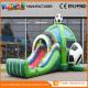 Customized Size Combo Jumper Soccer Inflatable Bouncy Slide With Logo Printing