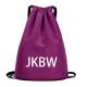 Nylon Material Drawstring Gym Bag Small Size For Promotion / Shopping