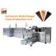 Gas System Automatic Sugar Cone Production Line / Ice Cream Cone Baking Machine