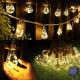 20Ft solar led powered outdoor decorative fairy christmas String Lights