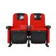 Black PU Headrest Theater Room Seating , Theater Seating Furniture Modern Style