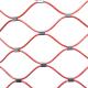 2.4mm Pvc Coated Ferrule Rope Mesh Different Color For Decoration