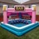 Commercial Inflatable Floating Platform Pool Bar Inflatable Water Platform Dock Water Bar For Backyard Party Event