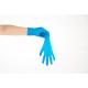 Blue Food Grade Disposable Nitrile Glove Strong Nitrile Gloves