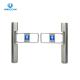 Supermarket Flap Barrier System Access Control Swing Gate Turnstile 180 Degrees Arm