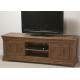 Natural Wood Bedroom Wooden Tv Cabinet , Entertainment Tv Console Cabinet