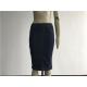 Pull On Denim Jeans Womens Pencil Skirts With Non Functional Front Pocket