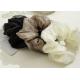 Japan Korea double mesh shiner silk large hair coil head rope tie hair head flower high-grade summer headwear