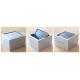 Grey pearl Paper Rotating Cufflink Boxes