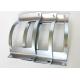Stable Pressure Heavy Duty Pipe Clamps Galvanized Steel Grip Collars Coupling With Teeth